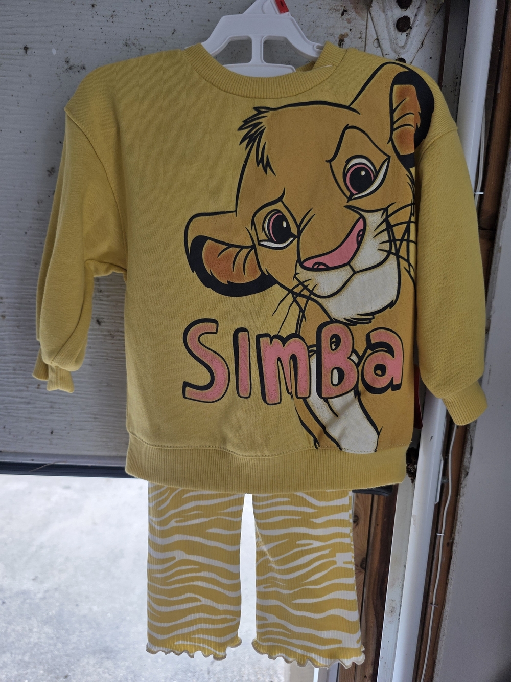 Disneys Lion King Simba 2 Piece Infant Fall Outfit 18 months